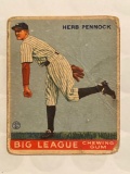 1933 Goudey #138 Pennock card