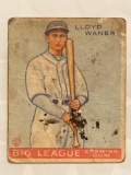 1933 Goudey #164 Lloyd Wagner card