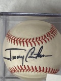 Jimmy Carter autographed Official American League baseball w/ American Legends Spirts Gallery COA.