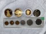 Repro copies of 1907 & 2012 Buffalo gold coins, copy of 1870-CC $10 gold coin