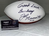 Joe Namath autographed Rawlings Alabama Crimson Tide Football w/ InPersonAuthentics #996584 COA.
