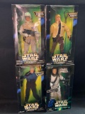 (4) 1997 Luke Skywalker figures in different gear