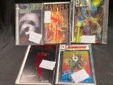 (5) Comics Autographed by the writers