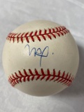 Peter Max autographed National League baseball. Has COA receipt from Bloch of Little Neck, NY
