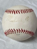 Muhammad Ali autographed Official League baseball