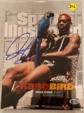 Dennis Rodman autographed 8 x 10 photo. Beckett #J30660 witnessed sticker