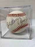 Official American League baseball signed by Bart Starr, Ray Nitschke, & Paul Hornung