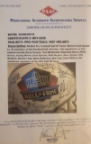 Pro Football HOF helmet signed by (19) HOF members. PAAS COA