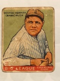 1933 Goudey #181 Babe Ruth card