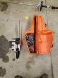 Stihl 020AVP chainsaw, case and chain