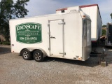 16' United UXT enclosed trailer