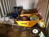 Wheelbarrow, pitting soil, etc.