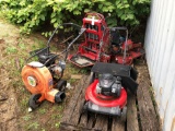 GrandStand mower, Billy Goat blower, push mower