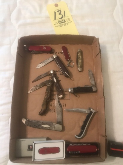Pocket knives, Western, Swiss army, Camillus, some foreign