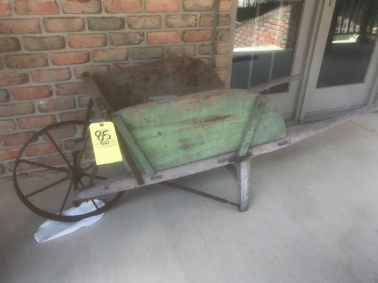 Primitive wheel barrow