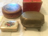 Tins, musical jewelry box