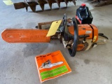Stihl MS260 chainsaw with extra bar and chains