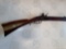 Muzzle load rifle signed L. Burwell on octagon barrel