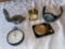 Maryland stop watch, Molina pocket watch, miniature quartz clock, Seiko, wrist watch