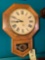 Ansonia regulator clock, time only