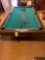 Valley pool table, 8' long x 49