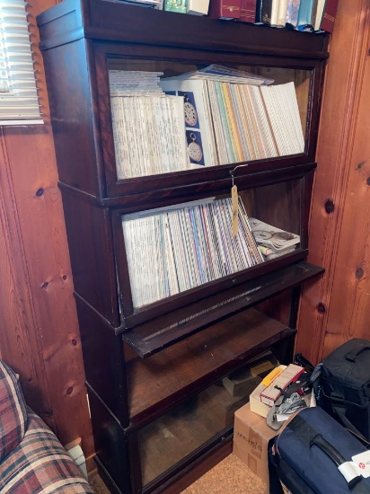 Old 4-section bookcase