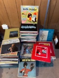Record albums, lots of classicals, broadway plays