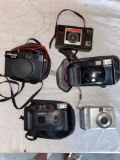 (5) Cameras: Yashica, Canin Power Shot A95, Canin 38mm, Sitacon, Kodak Instamatic X15F