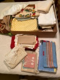 Crochet work, table linens, napkins, doilies