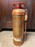 Brass Floafome fire extinguisher