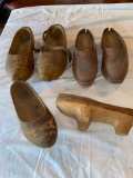 (3) Pairs wooden shoes
