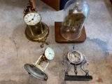 (3) anniversary clocks, battery operated clock