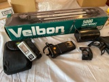 Velbon 5000 tripod, Kodak Cameo 110 camera, Kako 818 flash, Kalimantan lenses