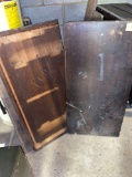 (2) table boards oak, each 22 x 44