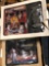 Lebron Jack in the box NBA books, Michael Jordan cards that, Cavaliers championship plaque from