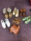 Various used shoes 7 pairs size approximately 9-9 1/2