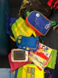 Large collection of Leap Frog item, diaper bag, Innotab, and misc