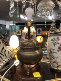 Brass oriental lamp