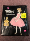 Midge Barbies best friend case, dolls, and clothing