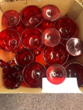 Red Fostoria Glass