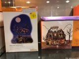 Department 56 Halloween village animated up up & away witch,