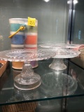 cake stands and sun frost thermo ware cups