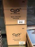 2 C2G wall mount speakers in box