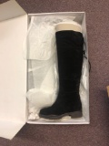Nine West ladies suede boots size 7 new in box