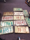 Vintage Ohio license plates '70s, some pairs