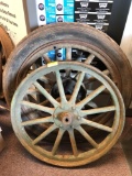 2 wagon wheels