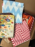 Box of throw pillow covers