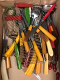 Bakelite handled kitchen utensils