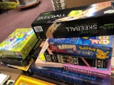 Stack of board games