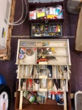 Two tackle boxes full of tackle